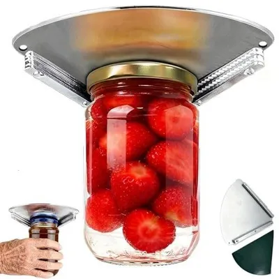 Zdjęcie produktu dla Otwieracz do słoików i pokrywek metalowy ze stali dla seniorów