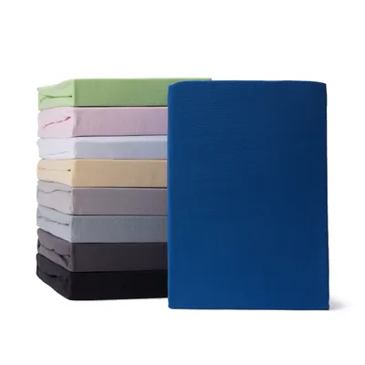 Produktbild von Lumaland Comfort Jersey Spannbettlaken 100% Baumwolle mit Rundum-Gummizug 160g/m² 140 x 200 cm - 160 x 200 cm Royal Blau
