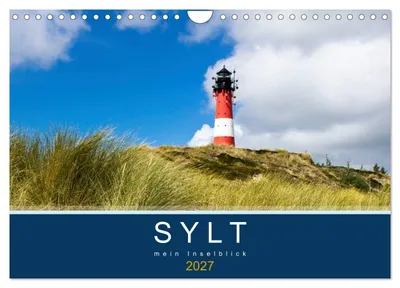 Produktbild von Sylt mein Inselblick (Wandkalender 2027 DIN A4 quer), CALVENDO Monatskalender