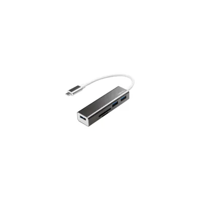 Produktbild von LogiLink USB-C 3.0-Hub 3-Port m. Kartenleser