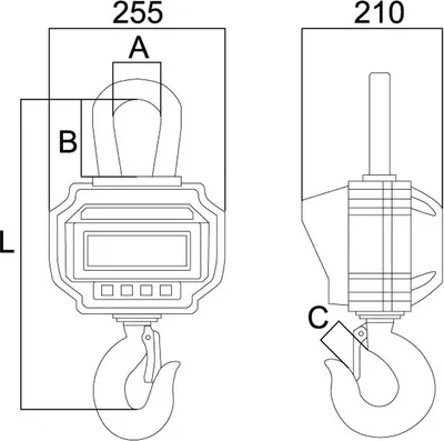 Produktbild von PCE Instruments  Kranwaage PCE-CS 3000N