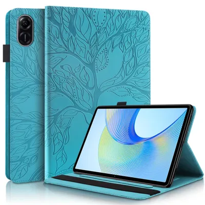 Obrázek produktu pro Pro Honor Pad X9 / X8 Pro – vzor stromu, pouzdro z umělé kůže, modré