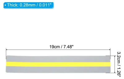 Produktbild von Gefš¹hrte Lesestreifen, 10 Stš¹ck Markierungsstreifen Highlight Farbige š¹berlagerung Lesezeichen Reduzieren visuellen Stress Lehrmittel fš¹r den Unterricht, Gelb