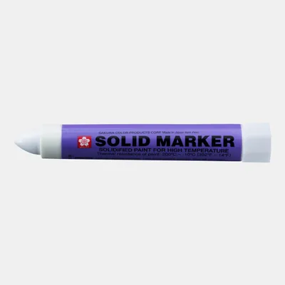 Produktbild von Sakura - Markierstift Solid Marker weiß, breite Spitze