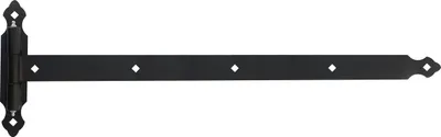 Produktbild von Ladenband Torband T-Scharniere T-Bänder 800 mm Platte 230 mm Schwere Schwarz