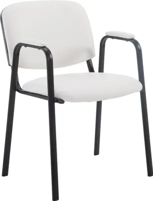 Obrázek produktu pro Návštěvnické křeslo Ken PRO Imitace kůže krémová