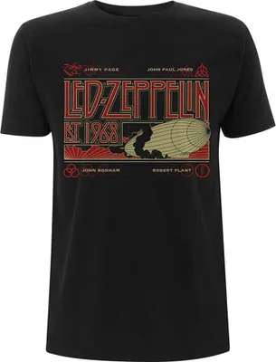 Obrázek produktu pro Led Zeppelin - Tričko pro muže/dámy Uni RO1706 (M) (Černá)