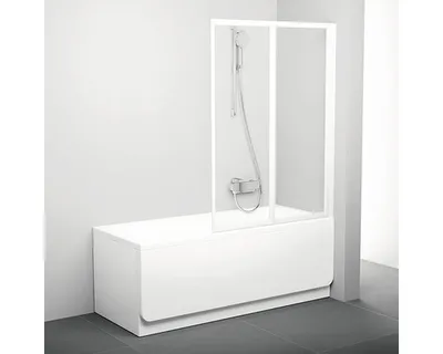 Obrázek produktu pro Zástěna na vanu RAVAK Supernova VS2 105 bílá+transparent 796M0100Z1