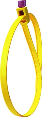 Immagine prodotto di Fascetta SpeedyTie L.750mm W.12mm PA giallo 5pz/confezione HELLERMANNTYTON