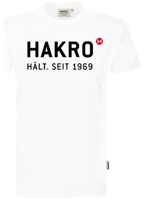 Produktbild von HAKRO T-Shirt Logo #1969 Gr. XL weiß