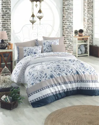 Produktbild von L'Essentiel Linge de Maison, Adal- PRF1228, Blau, Bettdecken, 100% Baumwolle ranforce