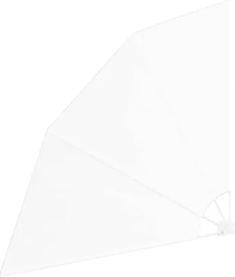 Image de vidaXL Brise-vue pour balcon 160 x 160 cm en polyester blanc