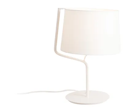Immagine prodotto di Lampada da tavolo con paralume CHICAGO bianco 1xE27x20W in tessuto, dimensioni: 46x32x30 cm, IP20, Maxlight