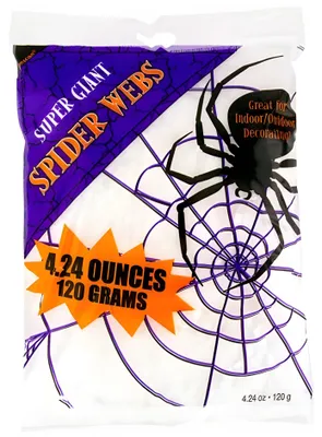Produktbild von Spinnennetz – Halloweendeko weiß 120 g