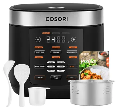 Productafbeelding van Multifunctionele rijstkoker - CRC-R501-KEU (zwart, 970 Watt, 5 liter)