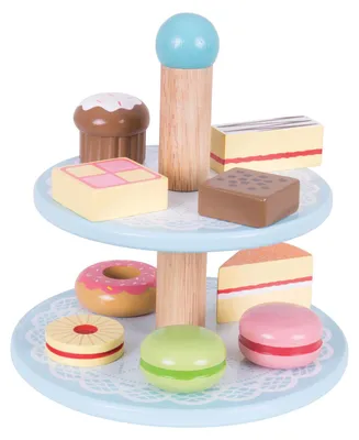 Image de Etagère en bois Bigjigs avec gâteaux