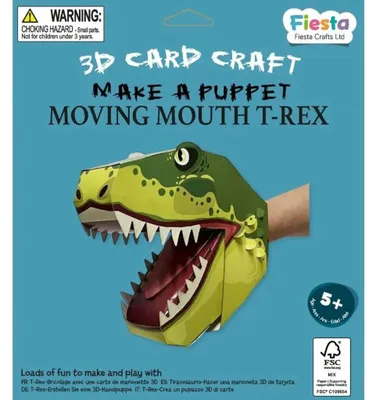 Zdjęcie produktu dla Fiesta Crafts, kreatywny zestaw do tworzenia trójwymiarowej figurki T. rex