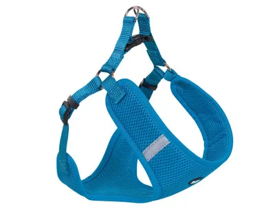 Produktbild von Nobby Geschirr Mesh Reflect hellblau, Größe: S / Breite: 10 mm