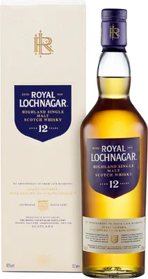 Produktbild von Royal Lochnagar 12 Jahre Highland Single Malt Scotch Whisky in Geschenkpackung | 40 % vol | 0,7 l