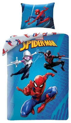 Produktbild von SpiderMan Bettwäsche lichtbauw Einzelbett - 140 x 200 cm - 70 x 90 cm - Baumwolle