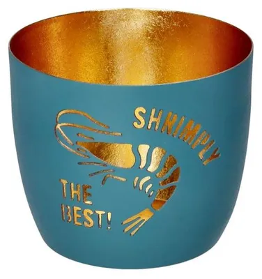 Produktbild von Gift Company Windlicht Madras Shrimply the Best!