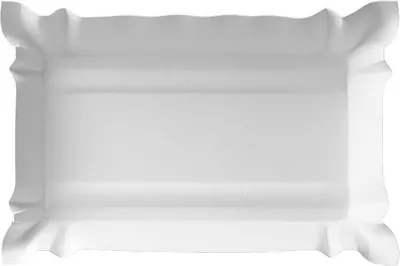 Produktbild von Weiße Pappschale 20 x 14 cm 500 Stück.