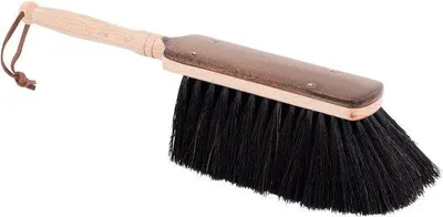 Image de Balayette en chêne de 30 cm avec long manche