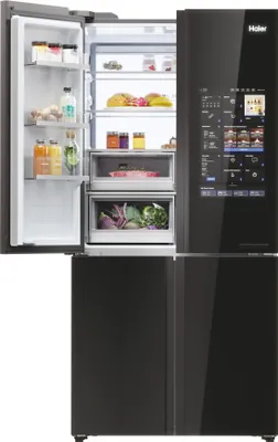 Produktbild von Haier HCW9919FSGB Cube mit Big Touch Display Front aus Glas schwarz WIFI CONNECTED