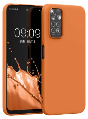 Produktbild von kwmobile Handyhülle für Xiaomi Redmi Note 11 / Note 11S Hülle - TPU Case - Kabelloses Laden - Schutzhülle Cover in Warme Aprikose