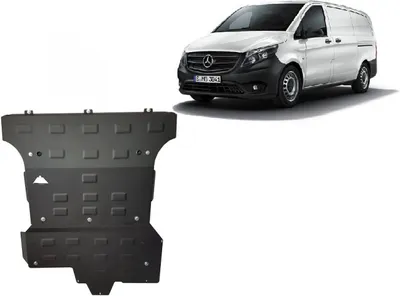 Immagine prodotto di Protezione antincastro in acciaio per motore Mercedes Classe V W447 - 2.2 D, 4x4