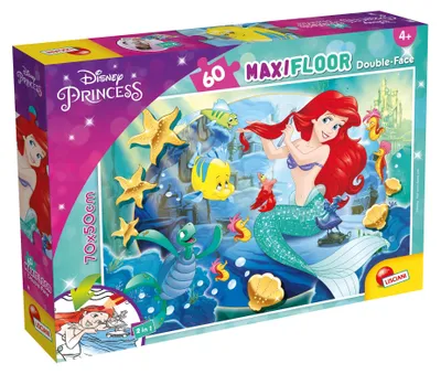 Image de LISCIANI Casse-tête double face Supermaxi 60 La Petite Sirène