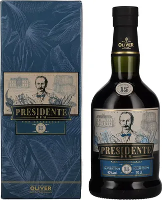 Produktbild von Presidente 15 Sistema Solera Rum 40% Vol. 0,7l in Geschenkbox