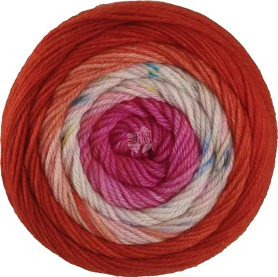 Produktbild von Lana Grossa - Meilenweit 50 g Dip 5303 pink rosa zartlila creme blau pink türkis jeans gelb tonrot