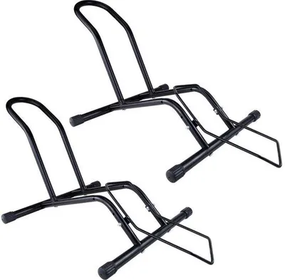 Produktbild von Professionelle Fahrradabstellanlage - Freistehender Fahrradhänger - Geeignet für Mountainbike/Rennrad - bis 29 Zoll - Stahl - Raumsparend - Fahrradparkplatzhalter