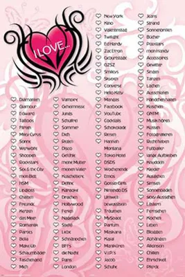 Produktbild von Fun - Poster - I Love ... + 1 Ü-Poster der Grösse 61x91,5cm