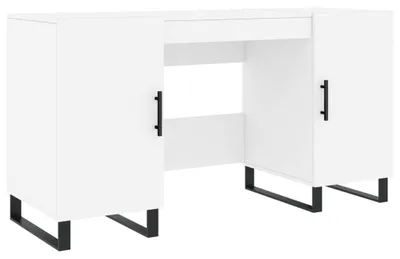 Produktbild von vidaXL Schreibtisch Weiß 140x50x75 cm Holzwerkstoff