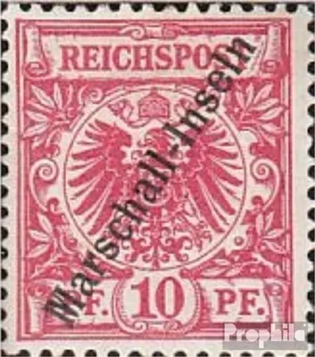 Produktbild von Briefmarken Marshall-Inseln (Dt. Kol.) 1899 Mi 3II c  mit Falz Aufdruckausgabe