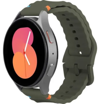 Image de Bracelet ActiveFlex pour Samsung Galaxy Watch 20mm, khaki