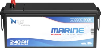 Produktbild von Dual AGM Marine Batterie 240Ah 12V Versorgungsbatterie Start Boot Solar EP2100