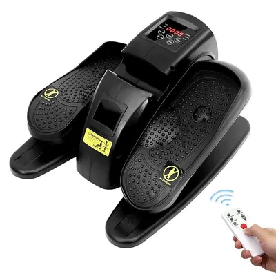 Produktbild von Untertisch Ellipsentrainer – 2in1 Auto/Manuell, 12 Geschwindigkeiten, leise, LCD Display, Fernbedienung – Für Home Office & Senioren