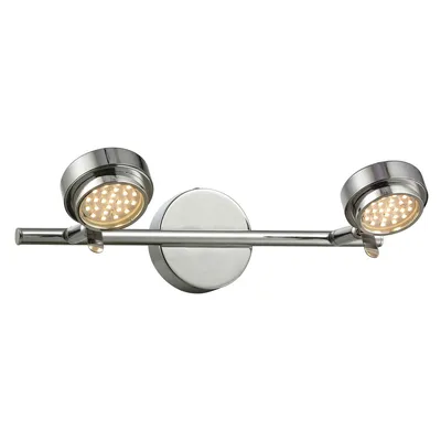 Produktbild von Button / Spotleuchte / Stahl Gebürstet, Chrom
