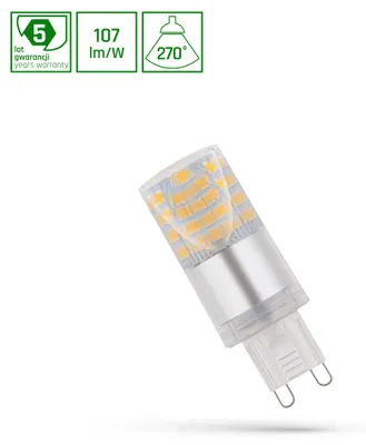 Produktbild von LED G9 4W 230V AC Warmweiß G4 G9 430 Lumen 270°