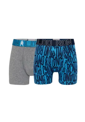 Produktbild von CR7 – 2er Pack Boxershorts Trunk Kinder - by Cristiano Ronaldo, Größe:158/164