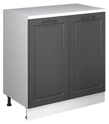Image de Meuble sous pente Vicco R-Line Anthracite campagne 80cm sans pente avec 2 portes, Model 61816