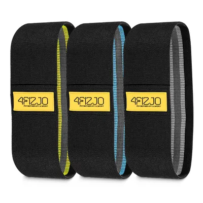Produktbild von 4FIZJO HIP BAND Widerstandsband-Set für Fitness, Krafttraining und Reha
