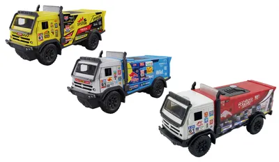 Produktbild von Wiky Vehicles Renntruck mit Licht und Sound 22 cm mit Schwungradantrieb