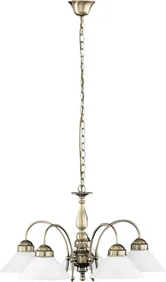 Image de Lustre de salon E27 5x60W couleur marron 2705 Marian Rabalux