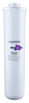 Produktbild von AQUAPHOR PRO 2 Wasserfilter CarbFiber-Blocktechnologie aus Aktivkohle aus Kokosnussschalen und Ionenausstauscher-Mikrofaser AQUALEN™