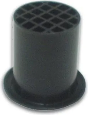 Produktbild von HQ-Power Bassreflexrohr, für Lautsprechergehäuse, mit Schutzgitter, Ø 50 x 51 mm, Kunststoff,