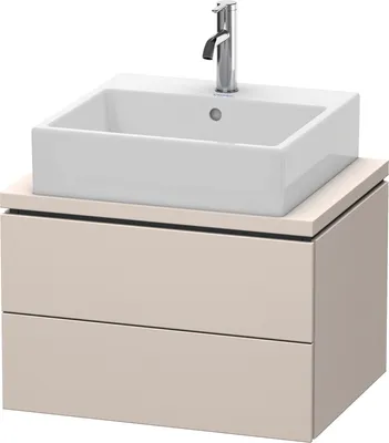 Produktbild von Konsolenunterschrank L-CUBE 400x620x477mm taupe supermatt taupe supermatt